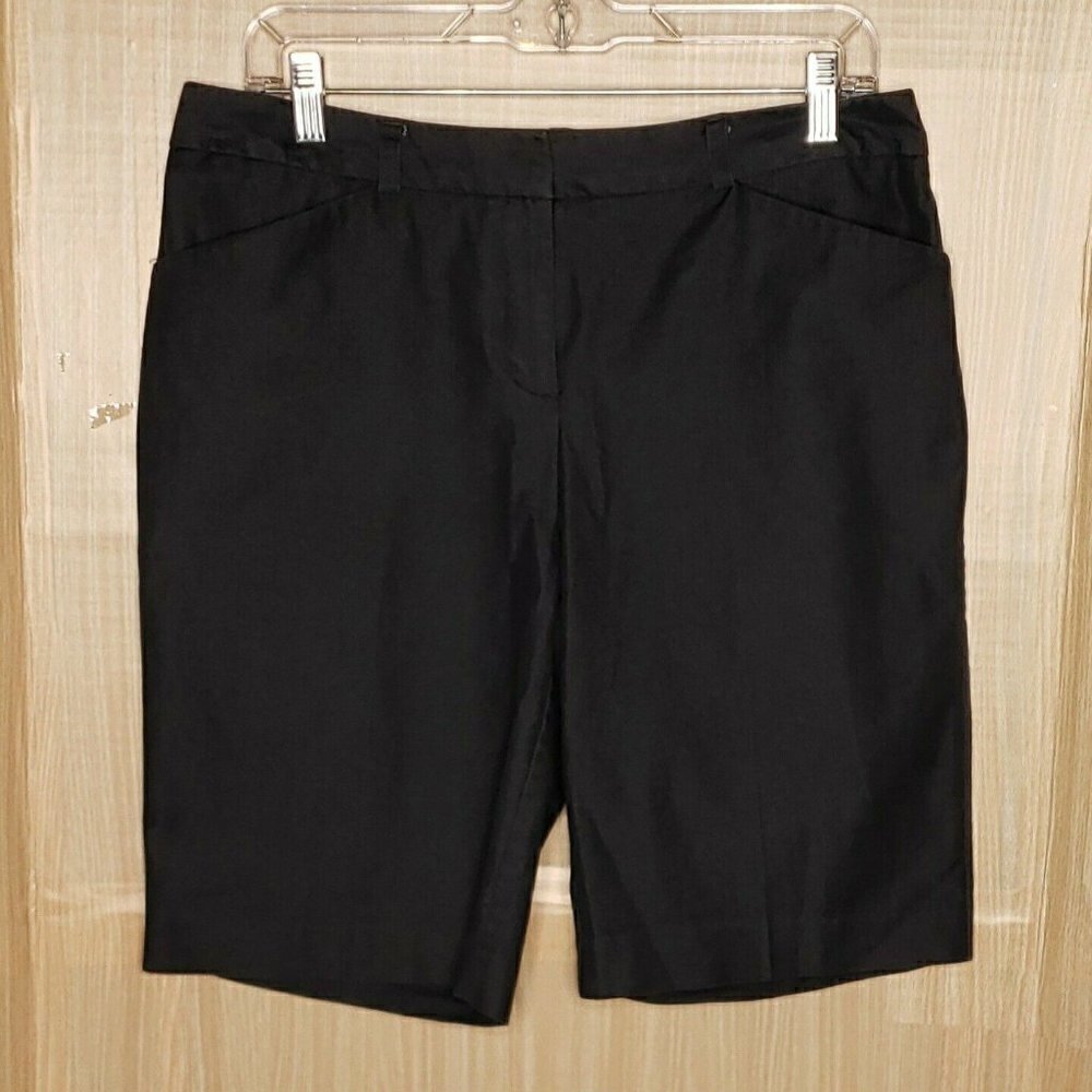 Attention Womens Gray Bermuda Shorts 10